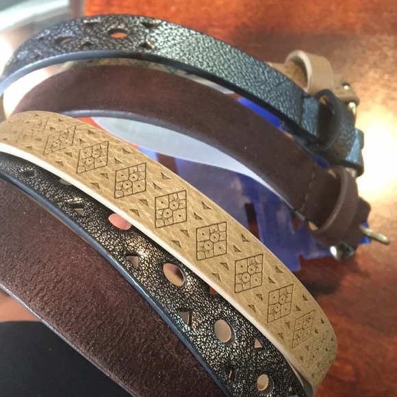 New* Apt. 9 Three for 1 Skinny‎ Belts - Picture 3 of 7